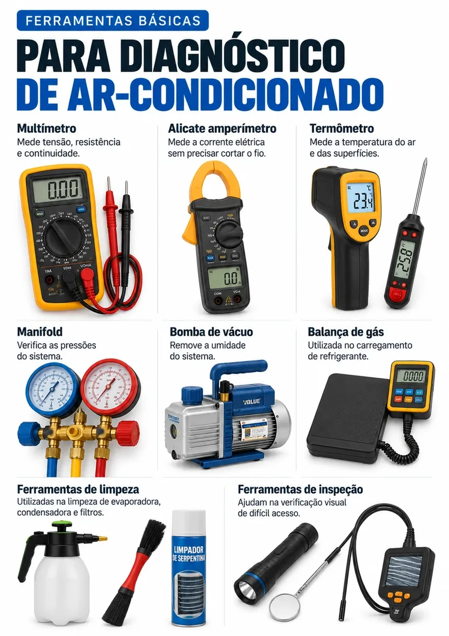 Ferramentas básicas para diagnóstico